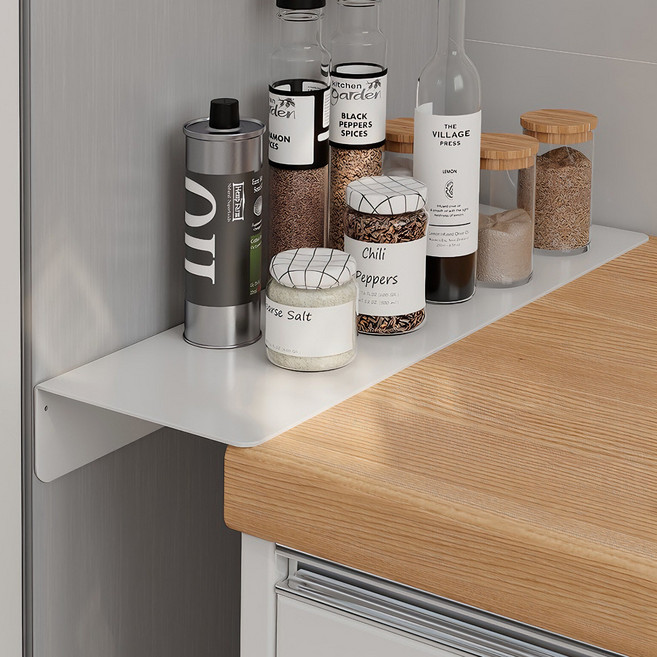 라슈에뜨 다용도 틈새공간 활용 자석 선반 냉장고 싱크대 세탁기 사이드 공간활용 자석 상판, 화이트, 1개