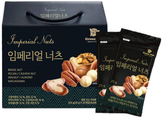 그린너트 임페리얼너츠 견과세트 625g, 3세트