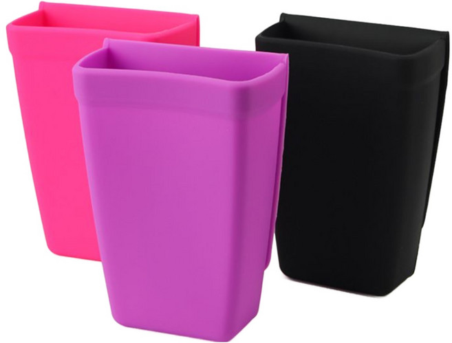 플랜와우 고데기 실리콘 거치대 드라이기 수납함, 1개, 퍼플