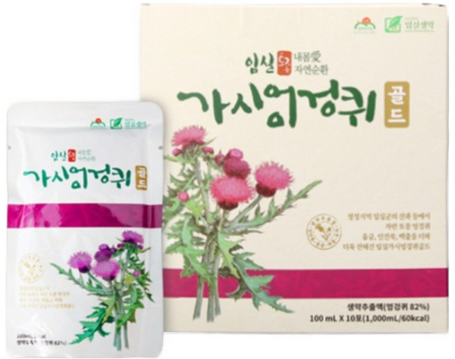 임실생약 심재석명인 특허 토종가시엉겅퀴 골드진액100ml 30포2개(오늘출고), 60개, 100ml