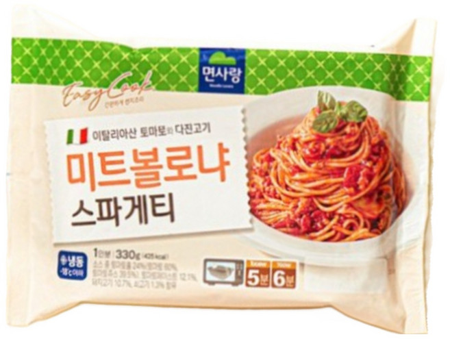 [면사랑] 미트볼로냐 스파게티 330g 5개