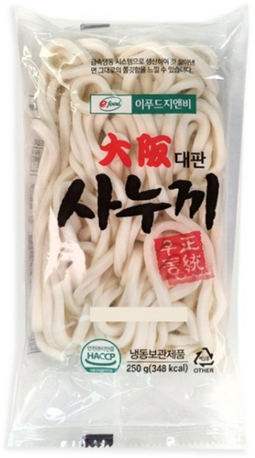 똘박이 대판사누끼우동(250g), 10개, 250g