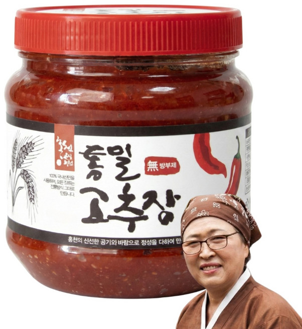 산지한입 강원도 홍천 통밀 고추장 (국산재료 100%), 3kg, 1개