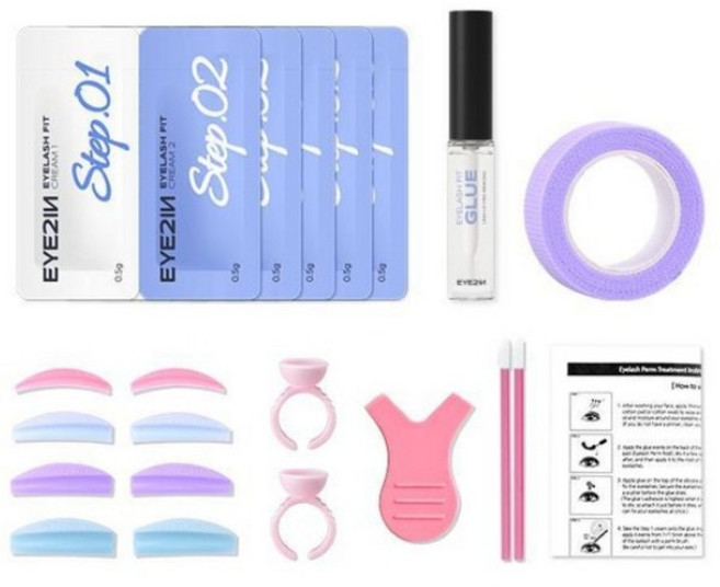 EYE2IN 스타일듀오 셀프 속눈썹 펌 세트 래쉬 영양제 픽싱 세럼, 1개, 스타일듀오(5회분 글루+투명세럼)