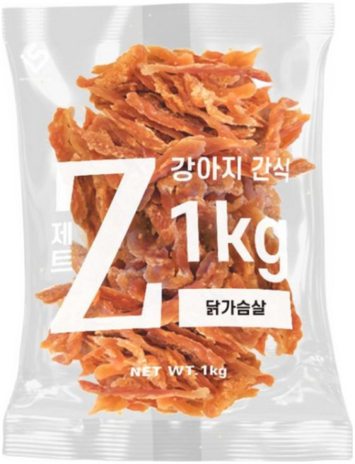 이수펫 제트 강아지 대용량 수제간식, 닭가슴살, 1kg, 1개