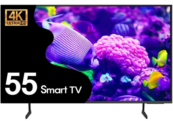 5위 - 삼성전자 55인치 최신형 슬림베젤 UHD 4K 스마트 LED TV 유튜브 넷플릭스 디지니 미러링 55DU72