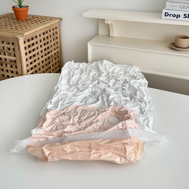 투웨이 벨브형 의류 이불 혼합 진공 압축 팩 중형10개+특대형5개, 3개, 5개입