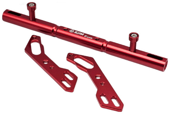 CHEKIS SYM 핸들크로스바 보이저 크루심 조이맥스 멀티크로스바, 1개, 레드