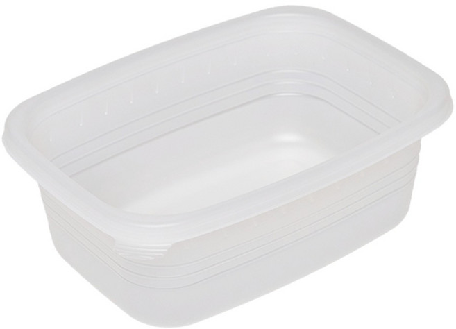 체인컴퍼니 밀폐 사각 죽용기 대 1000ml, 1세트, 500개