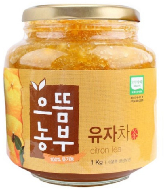 유기농 국산 유자차 1kg, 단품, 1개입, 1개