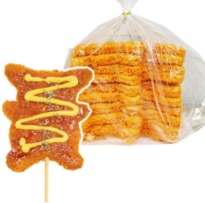 맘모스 피카츄 치킨까스 문방구 돈까스 치킨꼬지, 10개, 1kg