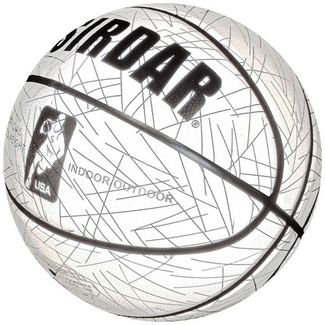 영결무람 문라이트 야광 반사 농구공, 화이트