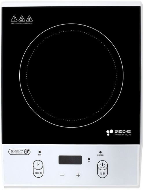 키친아트 하이라이트 전기레인지 타이머 자동전원차단, 일반형, KHT-4004