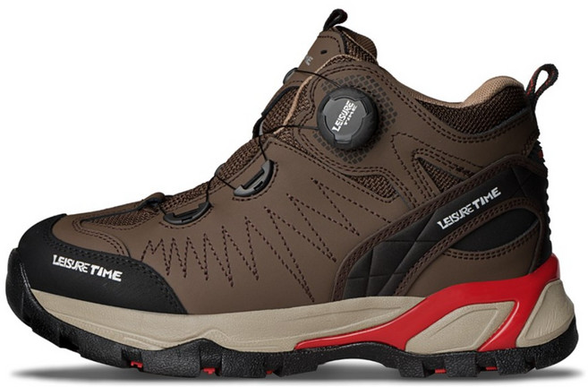 레저타임 천연가죽 방수 중등산화 Camel(캐멀)