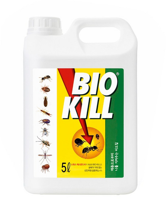동성 비오킬 5리터 대형 배드버그 바퀴벌레 개미 진드기 살충제 원예용품 해충방재 배드버그, 1개입, 1개