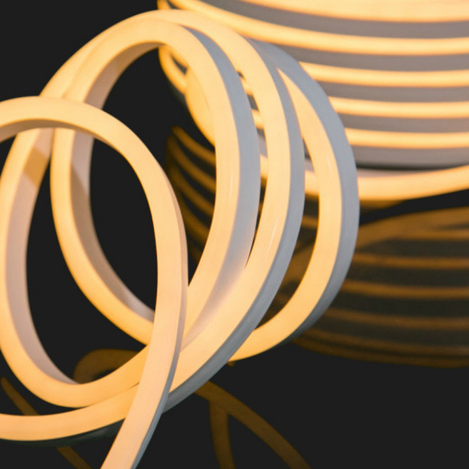 올판 AC 220V LED 네온 플렉스 10m 간접조명 줄조명 줄네온 논네온 1m 컷 가능, 1개, 네온 전구색 10m