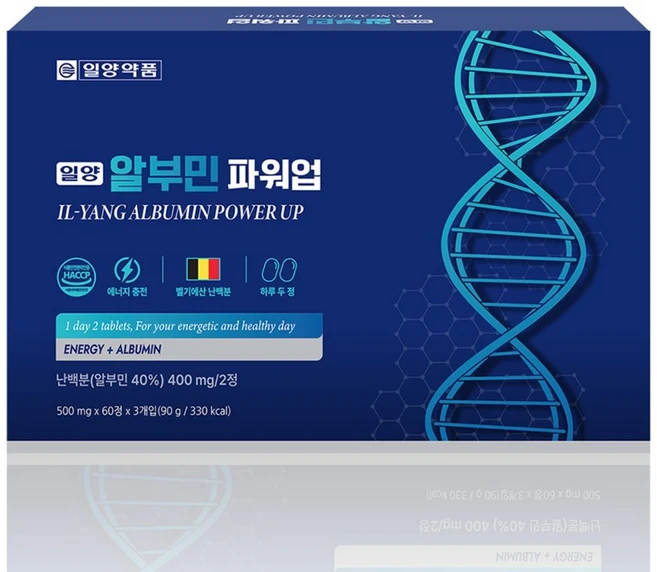 일양 알부민 파워업 3개월 총 180정 난백분 14400mg 고함량, 180개, 1정 - 쿠팡