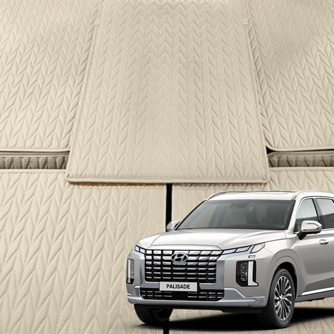 올카카 팰리세이드 리노 차박 평탄화매트 프리미엄 고강도 틈새연결 확장보드 바닥 트렁크 1P, 소형(1P), 새들브라운, 팰리세이드(7인승)