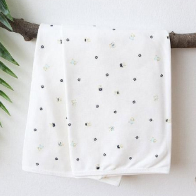 베이비 무형광 양면 아기 속싸개 [사계절용]