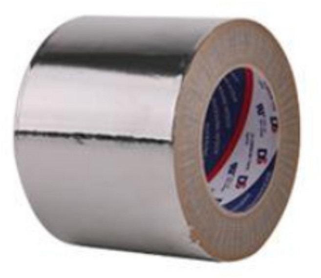 덕성하이텍 알루미늄 은박 테이프 길이50M, 100mmx50M, 1개