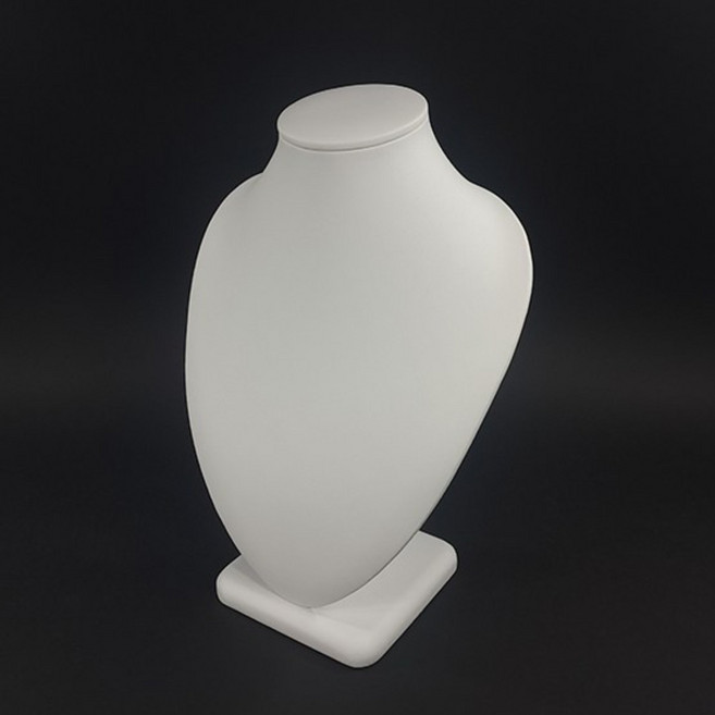 PU 마네킹 목걸이진열대 화이트 (2651)