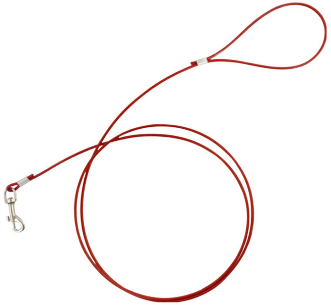 애견 와이어 리드줄3mm 강아지 개목줄 반려견 이동줄, 상세페이지 참조