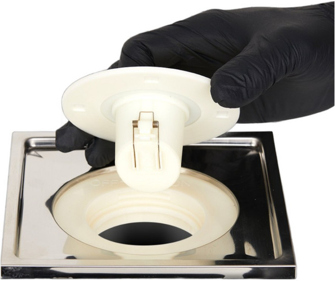 하수구트랩 냄새제거 화장실 욕실 배수구 베란다 세면대 세탁실 덮개 벌레 추천, 하수구용-원형트랩, 1개