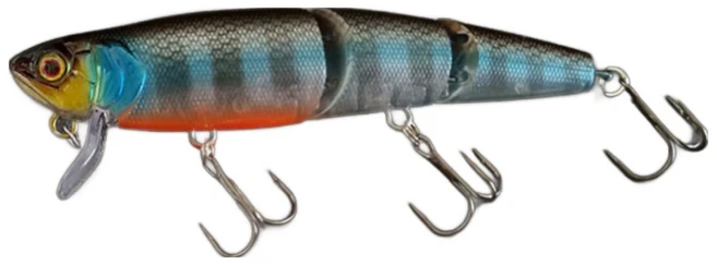 카와시115 조인트 루어 플로팅 스윔 관절 베이트 배스낚시, 5. 블루 스트라이프, 1개 - 쿠팡