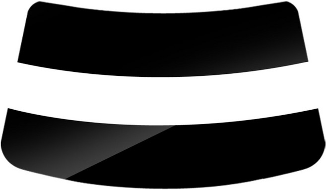 썬팅메카 포터2 전용 앞유리 상하띠 UV99%차단 썬팅필름, UV+열차단-35%