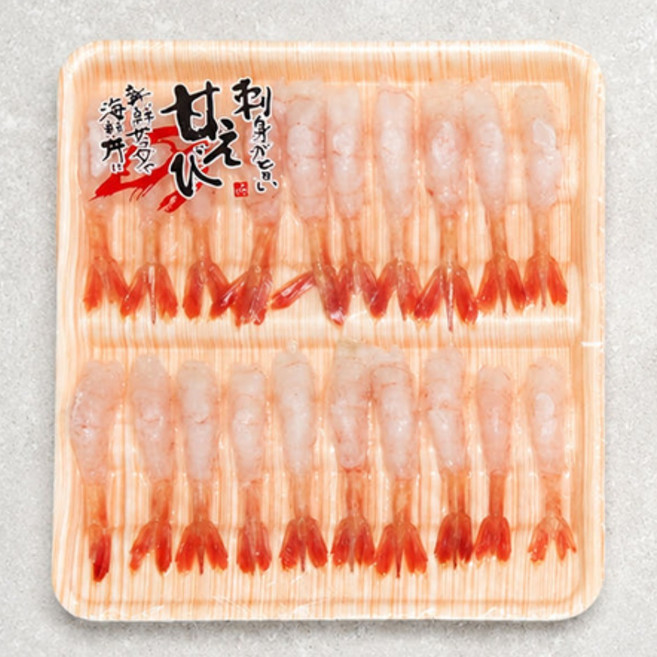 단새우 아마에비 새우회 20pcs 캐나다산 북쪽분홍새우 홈마카세, 1개, 60g
