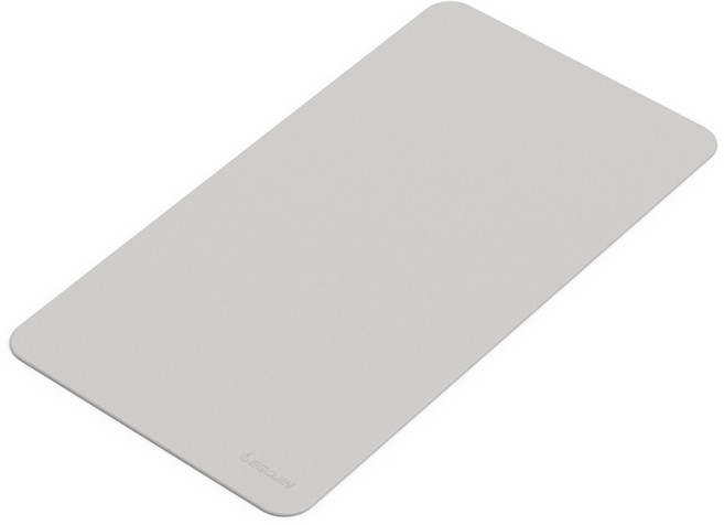 바닥매트 고밀도 흠집방지 PVC 80x150cm 6T 논슬립 충격 흡수 층간 소음 방지, 그레이, 1개