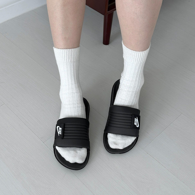 나이키 남녀공용 슬리퍼 푹신한 쿠셔닝 조절가능 스트랩 오프코트 학생 직장인 실내화 DDKL DO&DI 신발주머니 증정