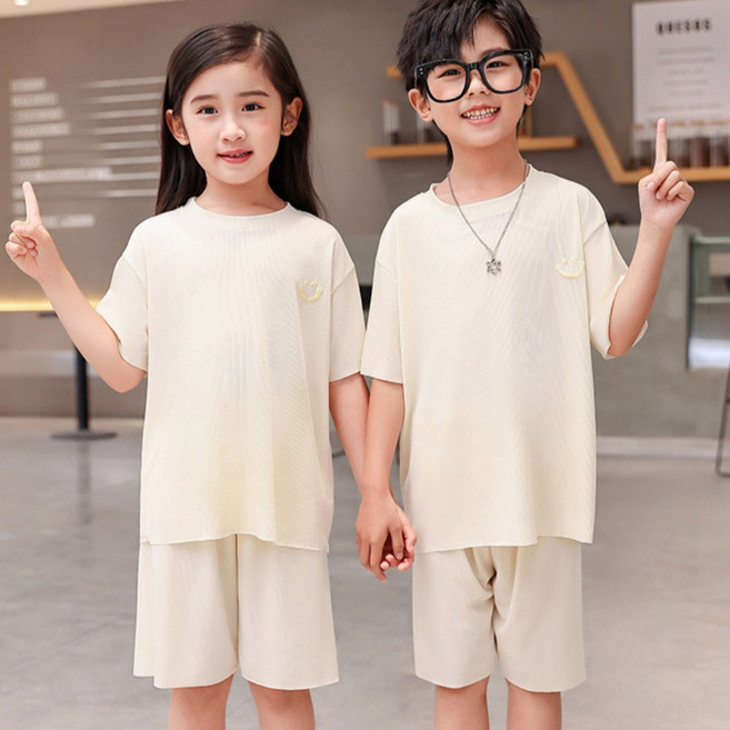 초등 주니어 냉감 스마일 여름 실내복 잠옷 파자마