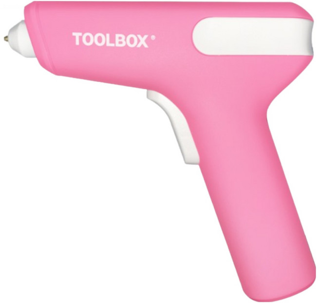 툴박스 3세대 전동 글루건 무선 충전 자동 글루건 핫멜트 실리콘총 G-840, G-840-P (핑크), 1개
