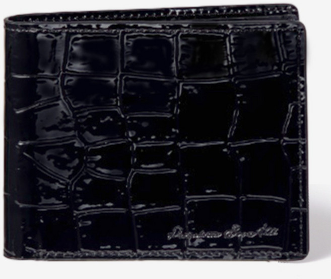 본아띠 천연소가죽 악어 크로커다일 수제 반지갑