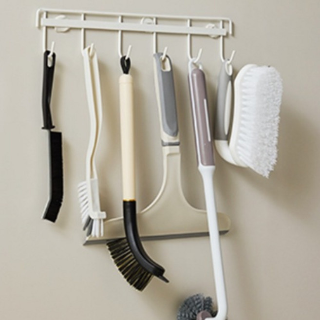 깔끔선언 욕실 화장실 바닥 청소 올인원 7종세트, 1세트, 화이트