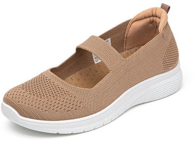 월드컵 여성용 메리제인 밴드 슬립온