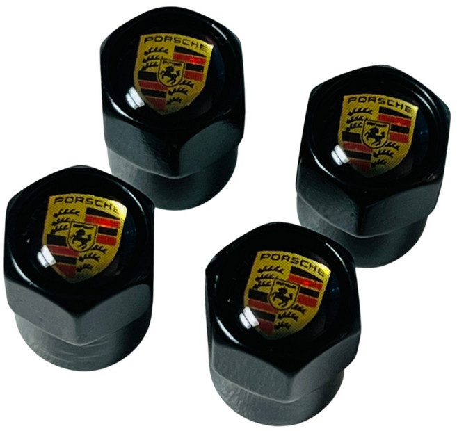포르쉐 Porsche 에어벨브 타이어밸브캡 에어캡 95536116300 (4개 1대분 세트)