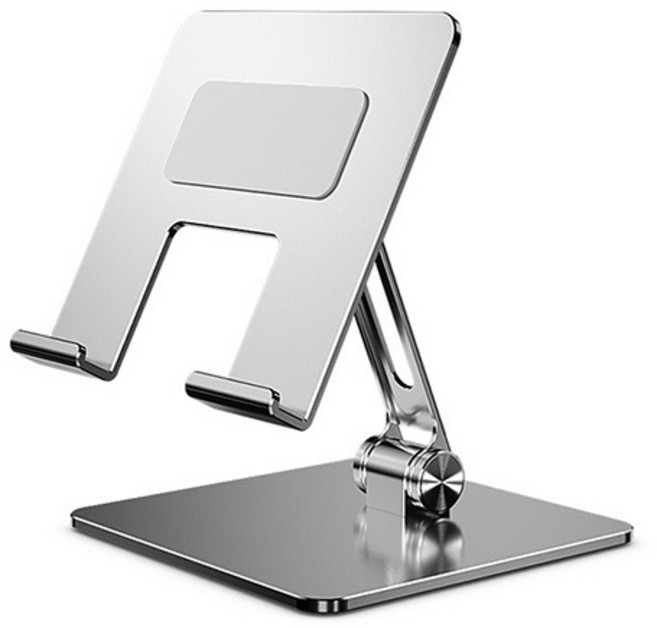코지스 탁상용 스탠드 접이식 태블릿 거치대, 01 실버