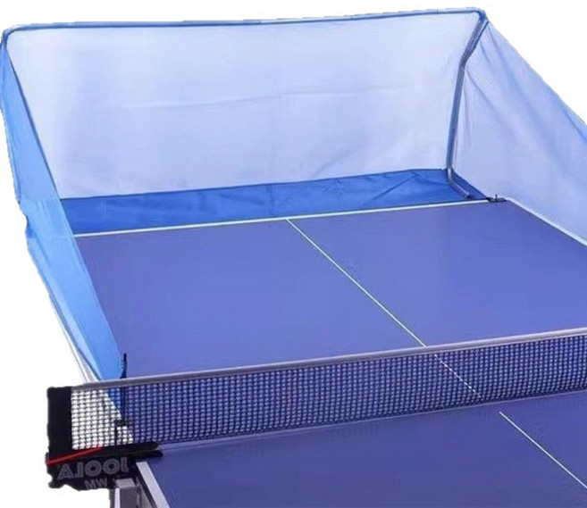 탁구공 수거기그물망 탁구 연습망 그물망 서브 연습, 파란색, 1개