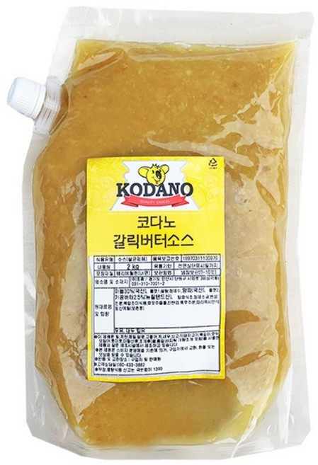 달디단마켓 코다노 갈릭버터소스 2kg 마늘빵 바게트 마늘소스, 1개