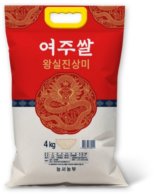 개인농가가 직접 길러낸 여주쌀 왕실진상미 4kg, 상등급, 1개