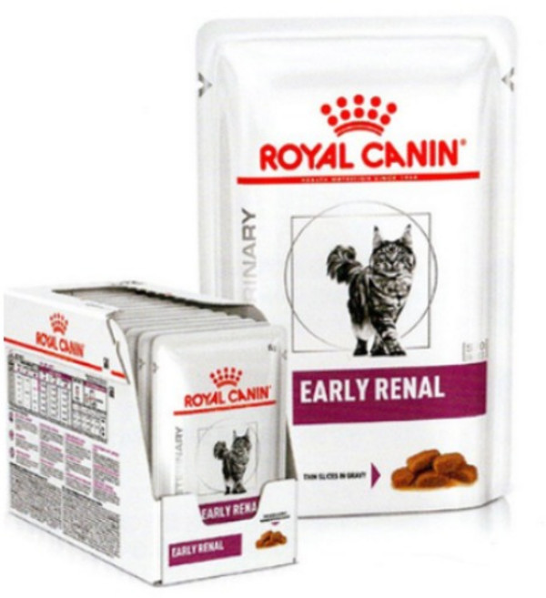 로얄캐닌 고양이 캣 얼리 레날 파우치 85g 신장 습식 사료 X 12개 1박스