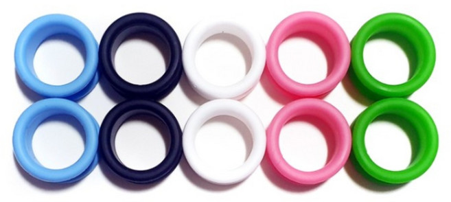 투르윈 아키즈 실리콘 가위링 10pcs / 만능 가위 고무링