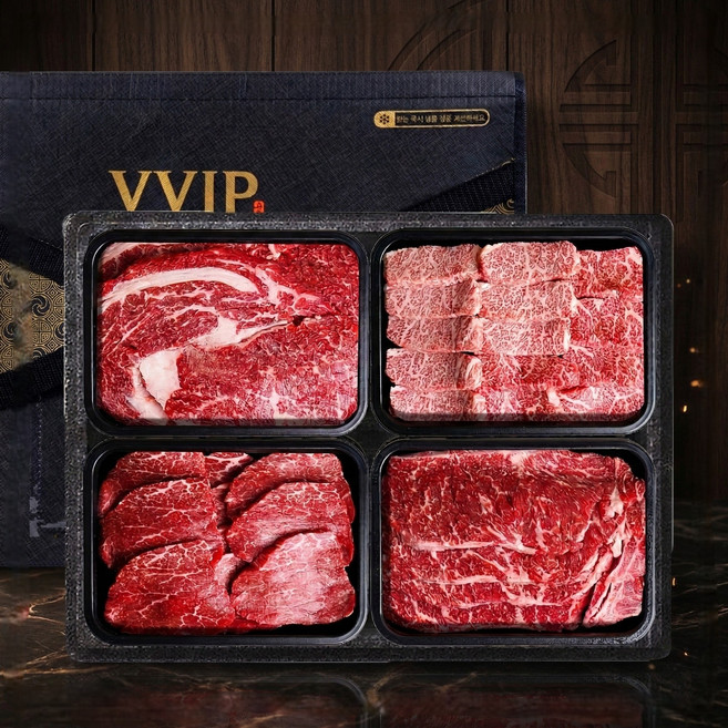 투뿔 1++ 특수부위 한우선물세트 구이용 1kg, 1개