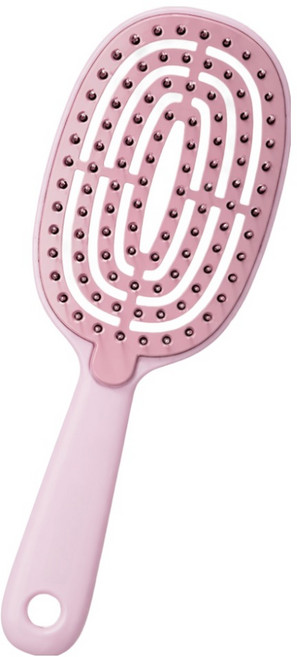 비엔비비르 헤어프리 브러쉬 뿌리볼륨 엉킴방지 VCA-01A, 1개, 로즈블러쉬