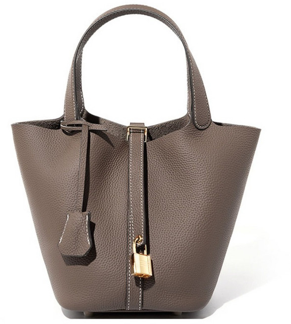 미녹지구 여성용 천연 소가죽 핸드백 프리미엄 부드러운 가방 스카프 증정