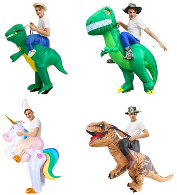 (나혼자 산다 김영광)할로윈데이 코스튬의상 유니콘 공룡 풍선옷