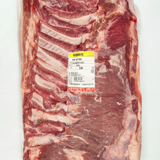 육즙한입 통 한판오겹살, 1개, 5kg
