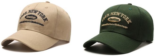 로나비 남녀공용 얼굴이 작아보이는 캐쥬얼 볼캡 야구모자 1+1